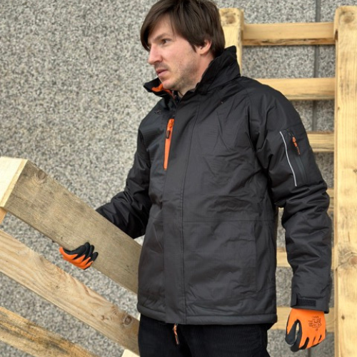 Work equipment in use at work