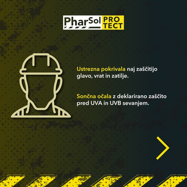 Pharsol Protect work headwear for working in the heat