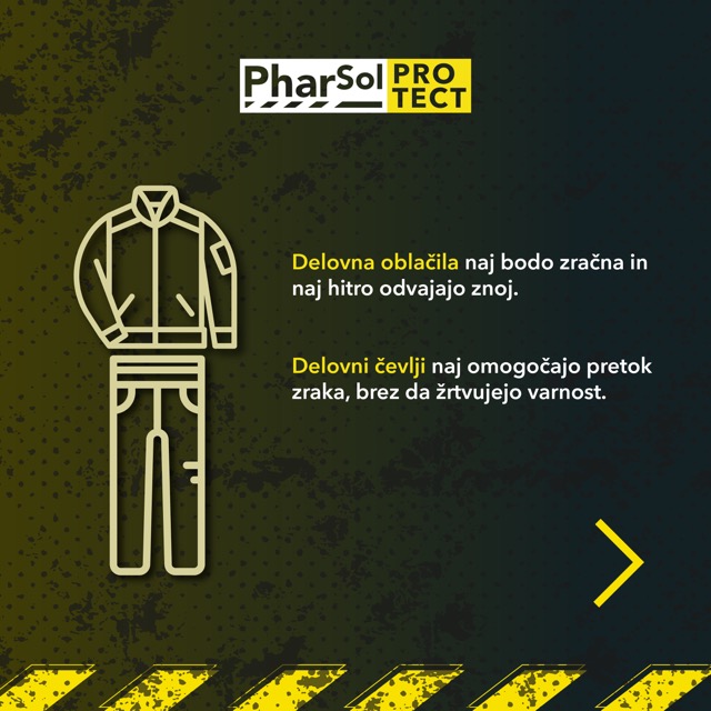 Work clothes for working in the heat