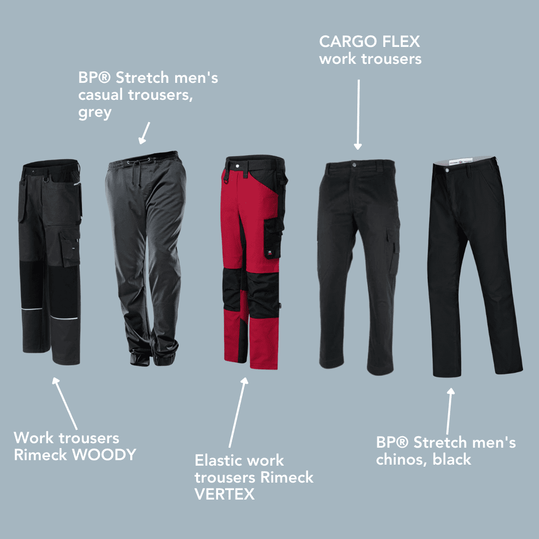top 5 stretch work trousers
