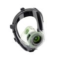 Single filter thermoplastic mask
