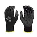 PINTO PU coated glove black, 1/1