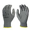 PINTO PU coated glove grey, 12/1