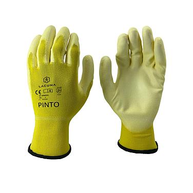 PINTO PU coated glove yellow, 1/1