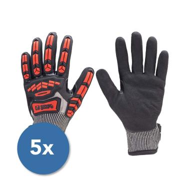 EUROCUT IMPACT glove red, 5/1