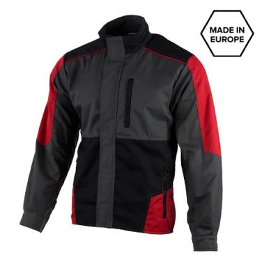 LOGGER cut resistant work jacket grey