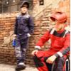 MERU safety work jacket navy blue