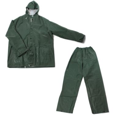PVC RAINY rain suit green