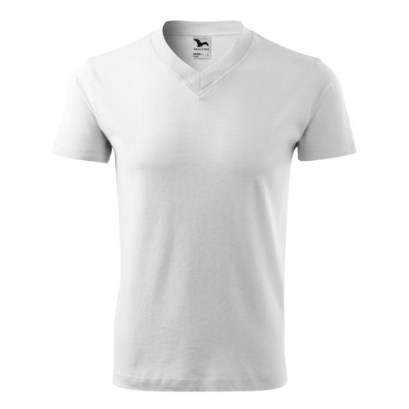 Malfini V-neck short-sleeved shirt