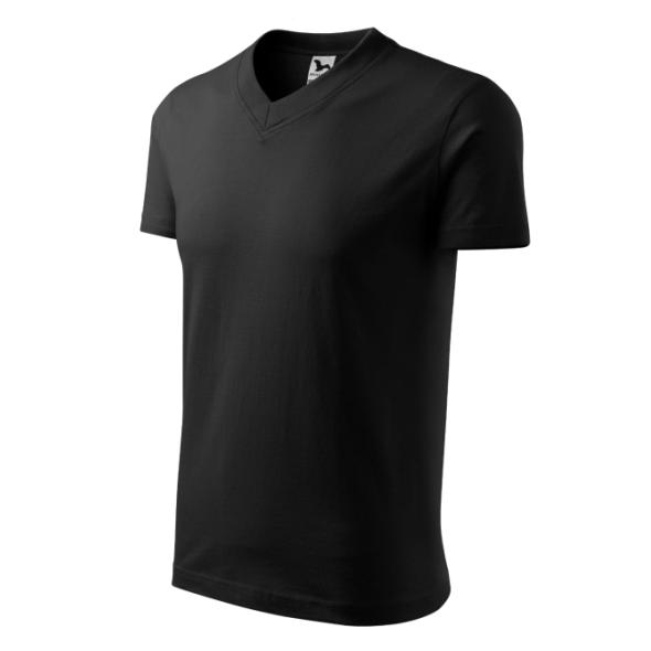 Malfini V-neck short-sleeved shirt
