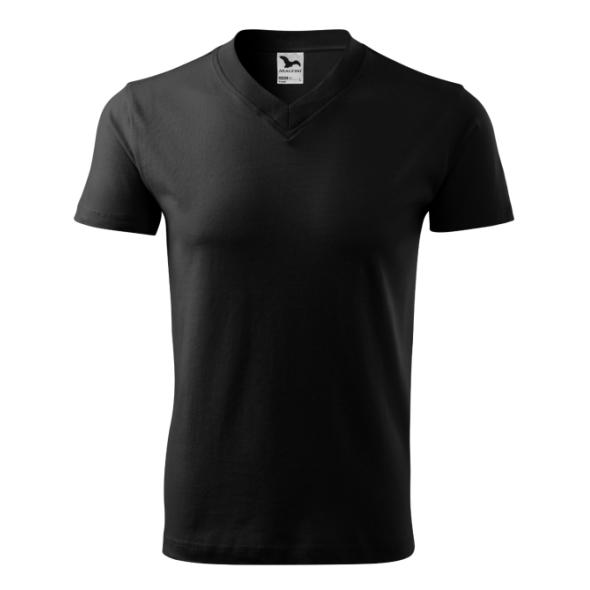 Malfini V-neck short-sleeved shirt