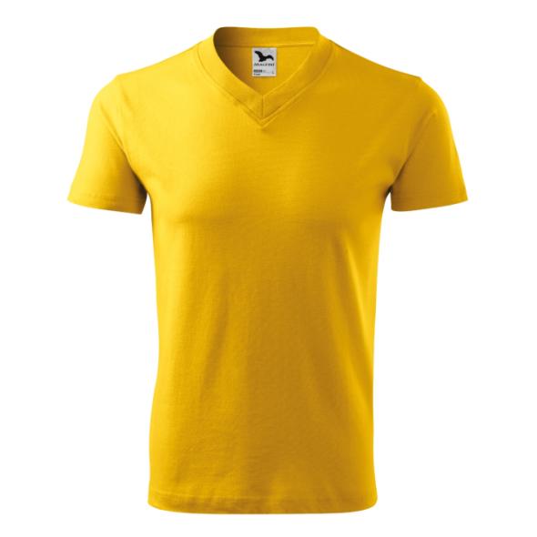 Malfini V-neck short-sleeved shirt