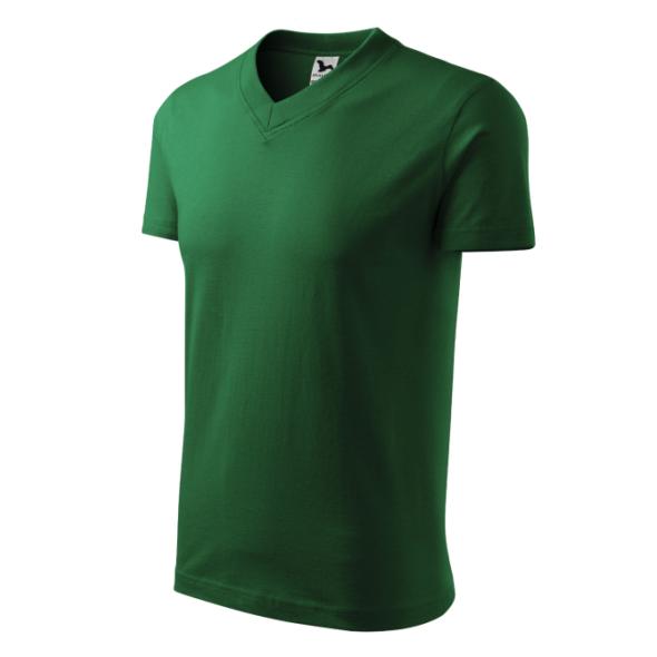 Malfini V-neck short-sleeved shirt