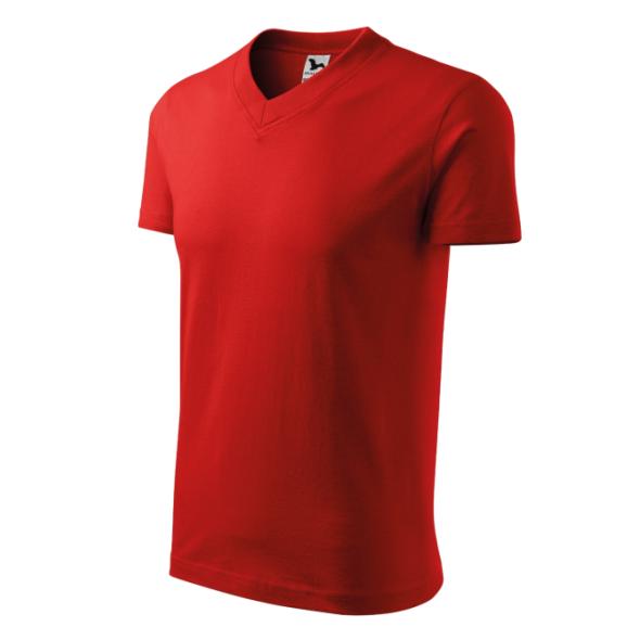 Malfini V-neck short-sleeved shirt