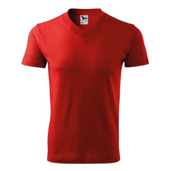 Malfini V-neck short-sleeved shirt