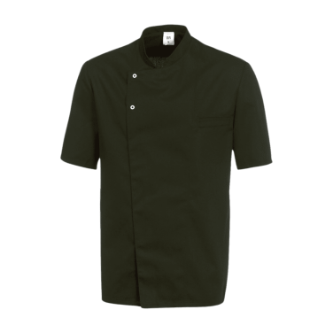 BP® chef's jacket 1/2 sleeve, black