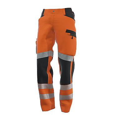 BP® Women’s high-visibility stretch trousers with knee pockets